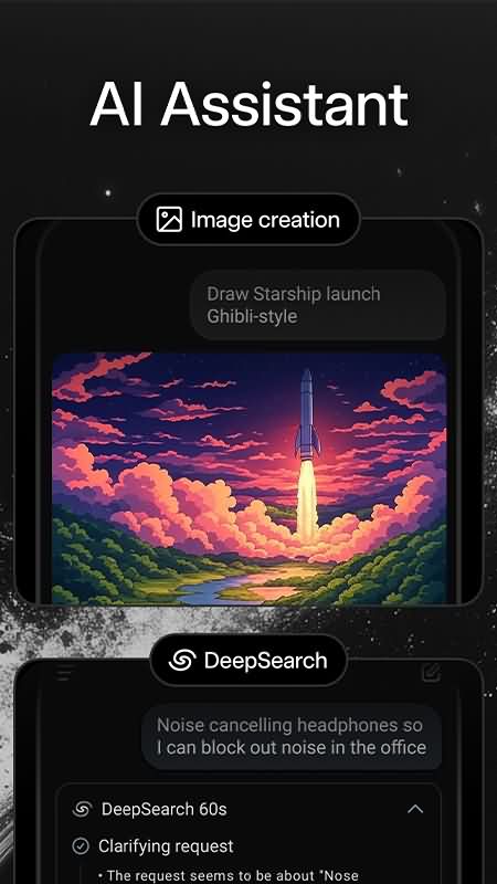 Screenshot of Grok