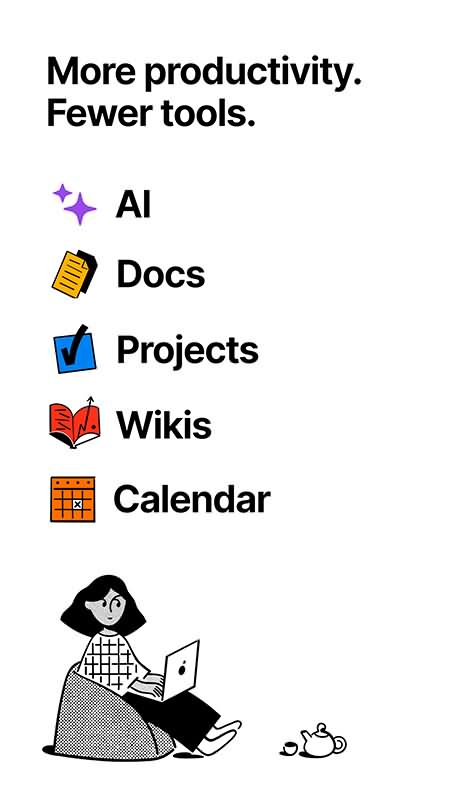 Screenshot of NotionAI